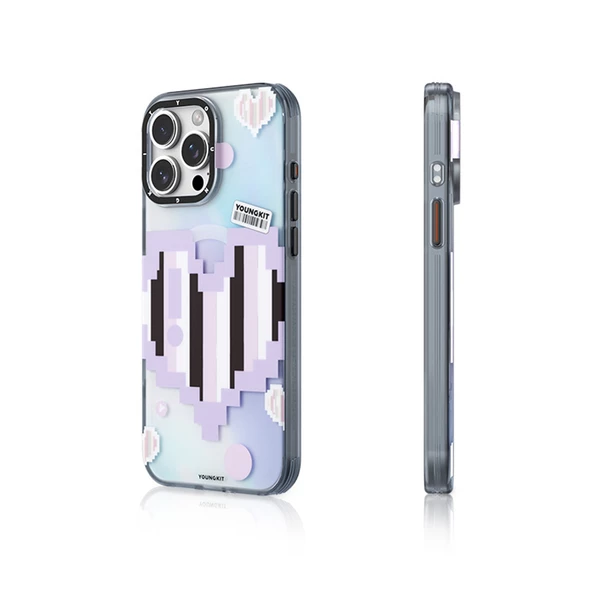 Youngkit Apple iPhone 15 Pro Kılıf Magsafe Şarj Özellikli Youngkit Love Serisi Kapak ürün görseli 1
