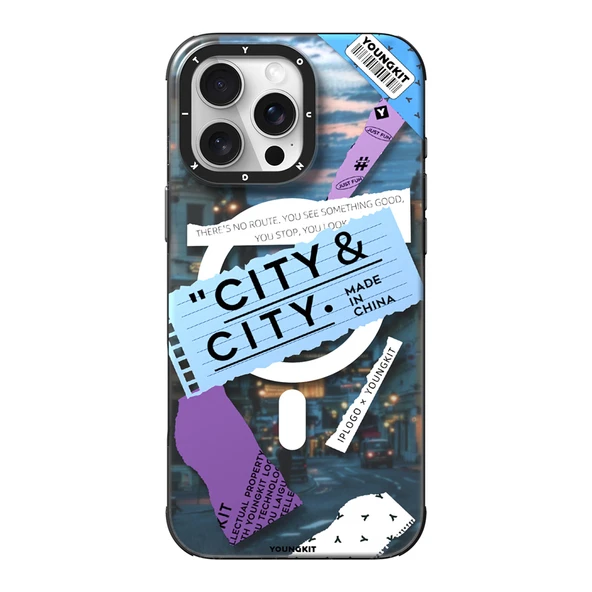 Youngkit Apple iPhone 15 Pro Max Kılıf Magsafe Şarj Özellikli Youngkit A-City Serisi Kapak ürün görseli 1