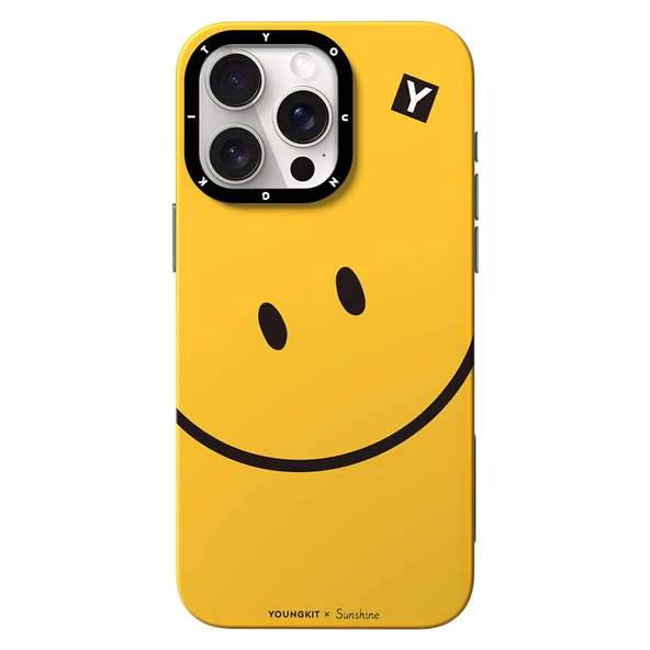 Youngkit Apple iPhone 15 Pro Kılıf Magsafe Şarj Özellikli Sunshine Tasarımlı Youngkit Daily Happy Serisi Kapak ürün görseli 1