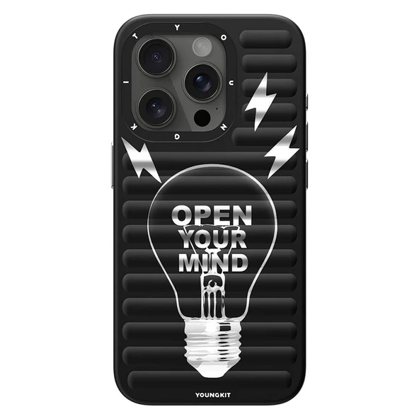 Youngkit Apple iPhone 15 Pro Max Kılıf Magsafe Şarj Özellikli Youngkit Open Mind Serisi Kapak ürün görseli 1