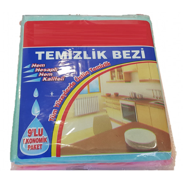 Temizlik Bezi 9 lu - Resim 2