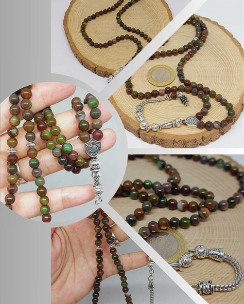 Akik Taşı 99luk Tesbih 6mm (27890) ürün görseli 1
