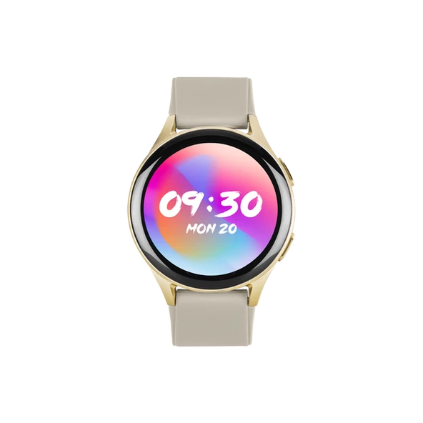 TTEC 2SW05 TEMPUS PRO AMOLED EKRANLI YUVARLAK ALUMINYUM KASA AKILLI SAAT ROSE GOLD ürün görseli 1
