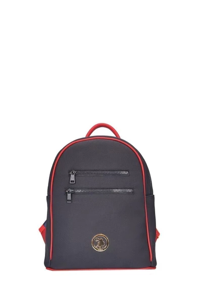 U.S. Polo Assn. Kadın Sırt Çanta Lacivert-Kırmızı Us24280 ürün görseli 1