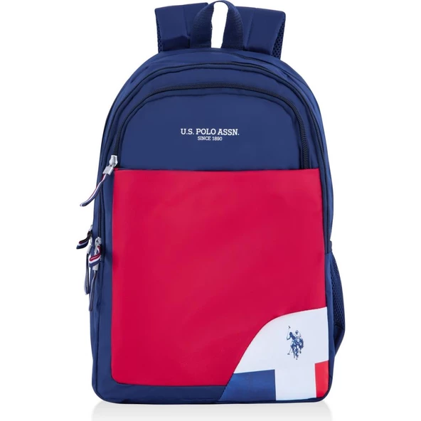 U.S. Polo Assn. Sırt Çantası Lacivert-Bordo 23102 ürün görseli 1