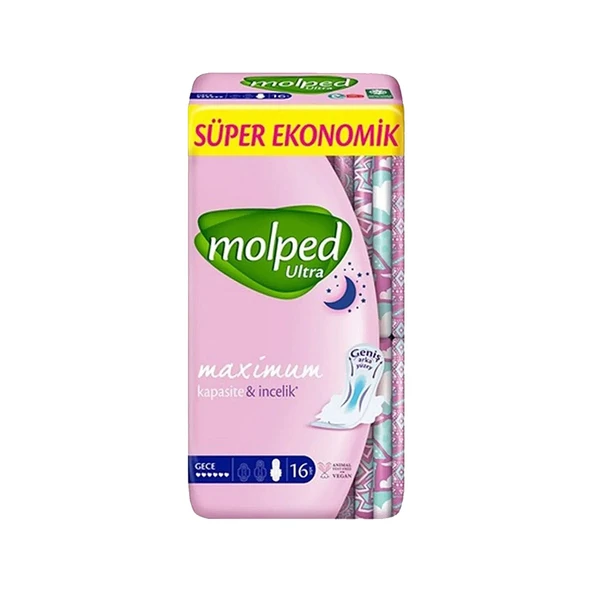 Molped Ultra Süper Ekonomik 16'lı Gece x 3 Adet - Resim 3