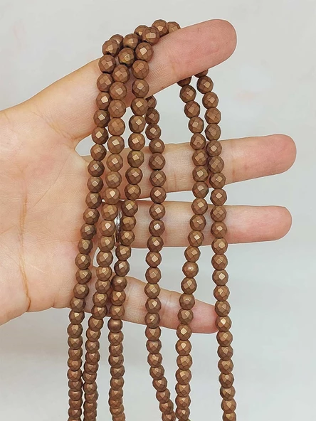 Hematit Taşı Faset Kesim Dizi 5.5mm (54640) ürün görseli 1