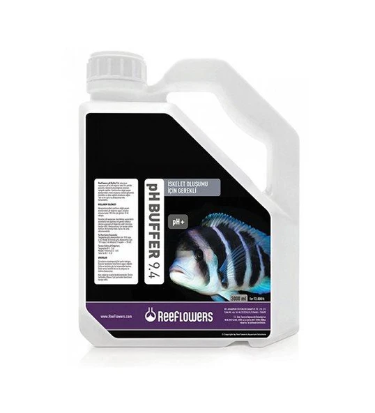 ReeFlowers Ph Buffer 9,4 Akvaryum Su Sertliği Dengeleyici 3000 ml ürün görseli 1