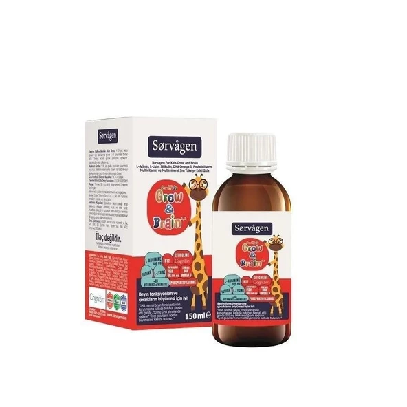 Sorvagen Grow Brain For Kids Sıvı 150 ml ürün görseli 1