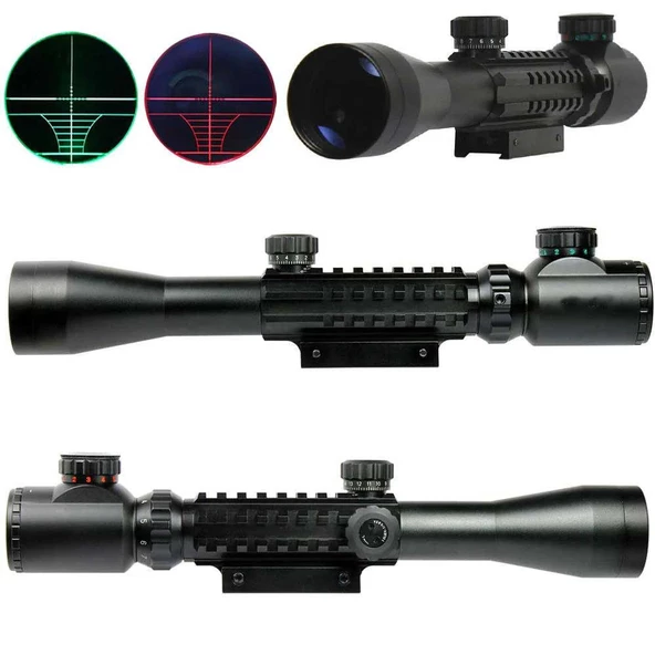 Spike 3-9x40 Zoomlu Dürbünü  Kızaklı ürün görseli 1