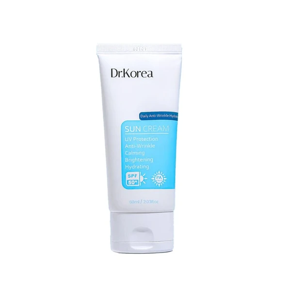Dr.Korea Daily Anti Wrinkle Hydrating Sun Cream SPF50 60ml Kırışıklık Karşıtı Nemlendirici Güneş Kremi ürün görseli 1