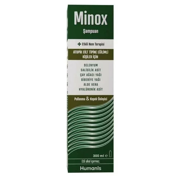 Minox Şampuan Atopik Cilt Tipine Eğilimli 300 ml 8680760560109 ürün görseli 1