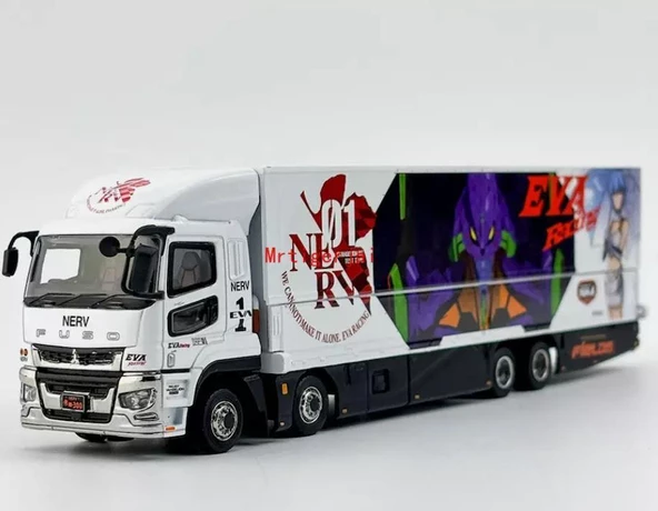 Tarmac Mitsubishi Fuso Super Great EVA Racing Model Araba ürün görseli 1