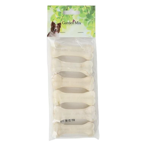 Gardenmix Sütlü Deri Kemik 8 Cm 20-25 Gr 6 Lı Paket ürün görseli 1