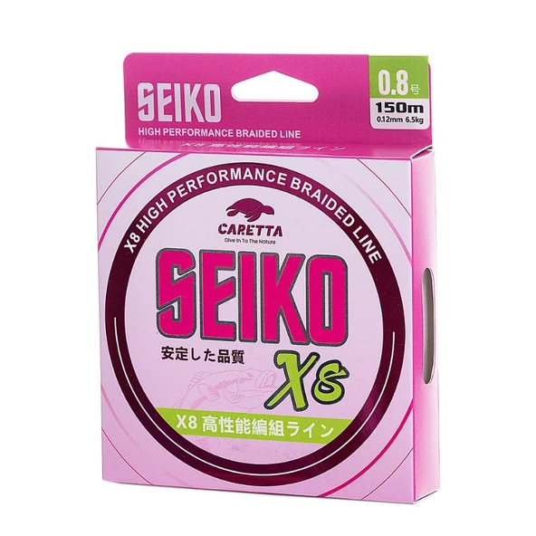 Caretta Seiko 8x 150m Açık Yeşil Örgü Misina  0,06mm - 4.5kg ürün görseli 1