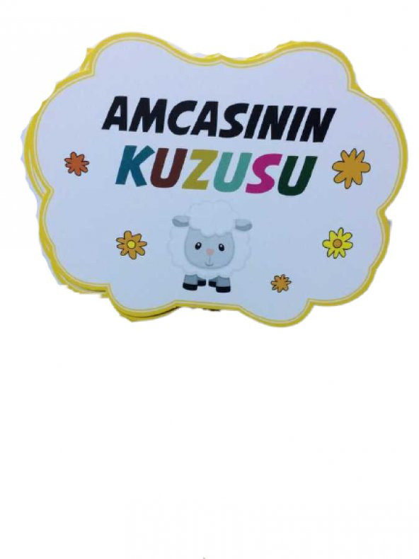 KONUŞMA BALONU AMCASININ KUZUSU ürün görseli 1