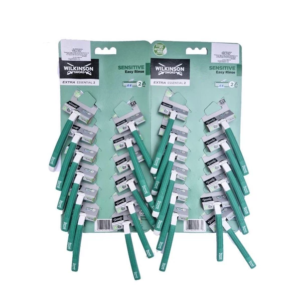 Wilkinson Sword Extra Essential 2 Çift Bıçaklı Erkek Kullan At Tıraş Bıçağı 24 Adet ürün görseli 1