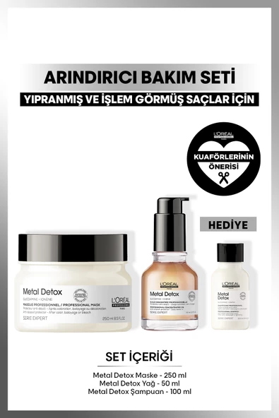 Loreal Professionnel Serie Expert,arındırıcı Metal Detox Seti ürün görseli 1