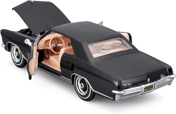 Maisto 1965 Buick Riviera  1/26 Model Araba - Resim 3