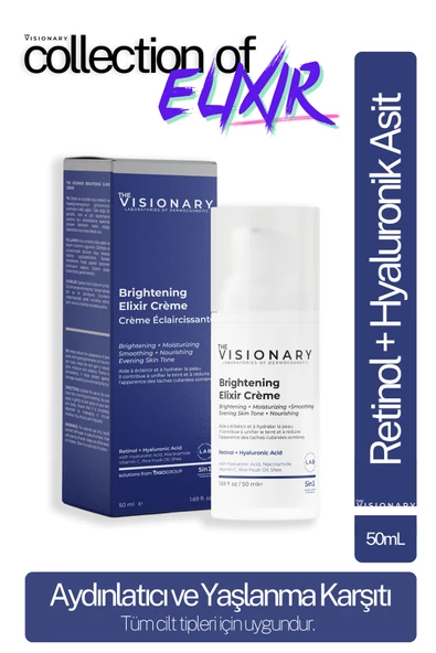 The Visionary Retinol, Hyaluronik Asit Ve Arbutin Içeren Aydınlatıcı, Kırışıklık Ve Leke Karşıtı Krem 50 ml ürün görseli 1