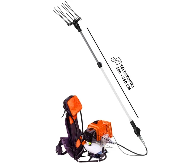 Minelli PME 500 Benzinli Motorlu Taraklı Zeytin Hasat Makinası 3.1 Hp ürün görseli 1