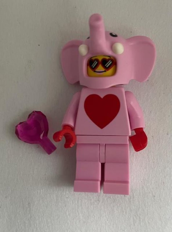 Orjinal Lego Minifigür Pink Elephant Figure ürün görseli 1