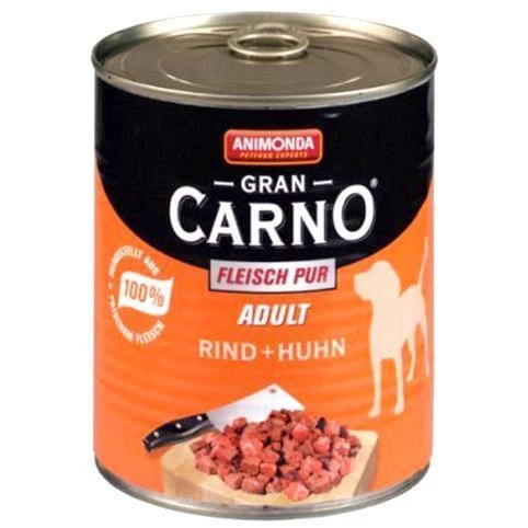 Animonda Gran Carno Sığır Etli ve Tavuklu Köpek Konservesi 400 gr ürün görseli 1