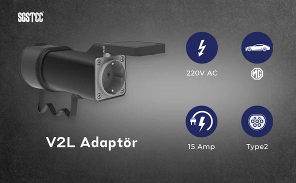 SGSTEC MG V2L Adaptör Priz - Resim 4