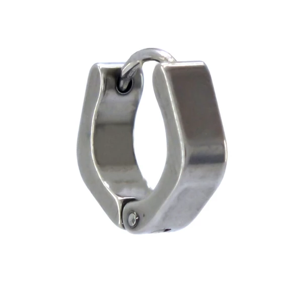 BZ 316L Çelik 5mm Beşgen Halka Küpe UNK-717 ürün görseli 1