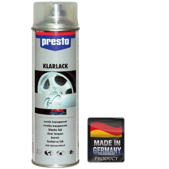 Presto Akrilik Sprey Vernik 500ml - Resim 2