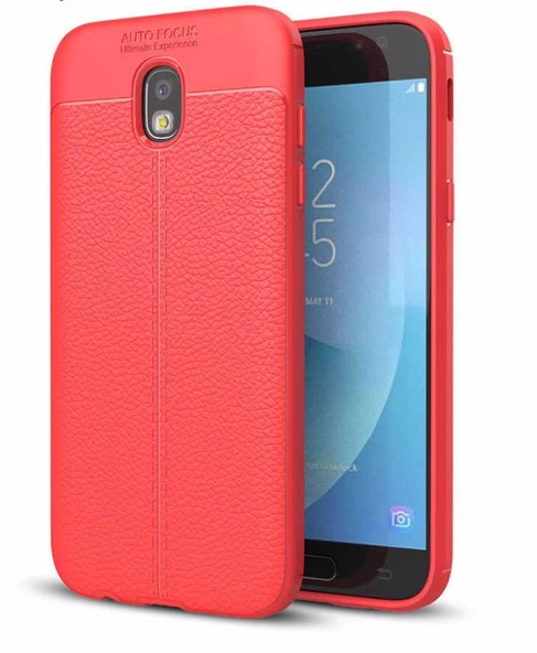 Galaxy J5 Pro Kılıf Niss Deri Desenli Silikon Kılıf ürün görseli 1