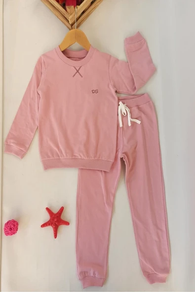 diamondstar Basic Karyoka Detaylı pijama Takım 2-5 Yaş ürün görseli 1