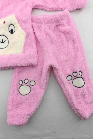 pembe Kışlık Welsoft Lüx Bebek Takımı - Resim 2