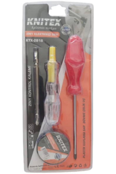 Knitex 3 In 1 Elektrikçi Seti Ktx-2818 ürün görseli 1