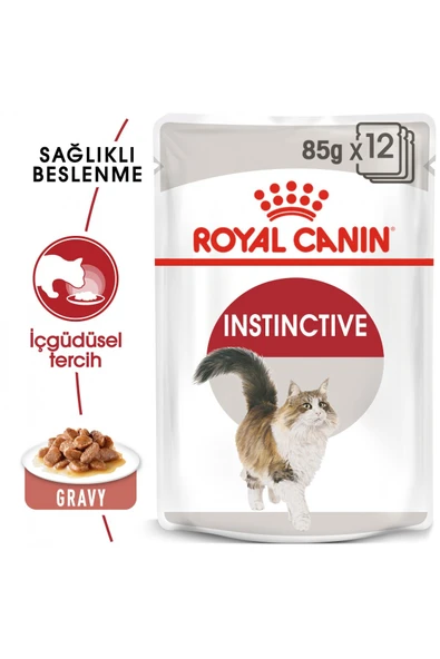 İnstinctive Gravy Pouch Yetişkin Kedi Konservesi 85 Gr ürün görseli 1