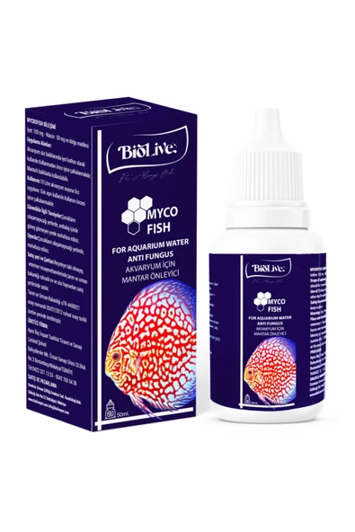 Biolive Myco Fish Akvayum Balıkları Mantar Önleyici 50ml ürün görseli 1