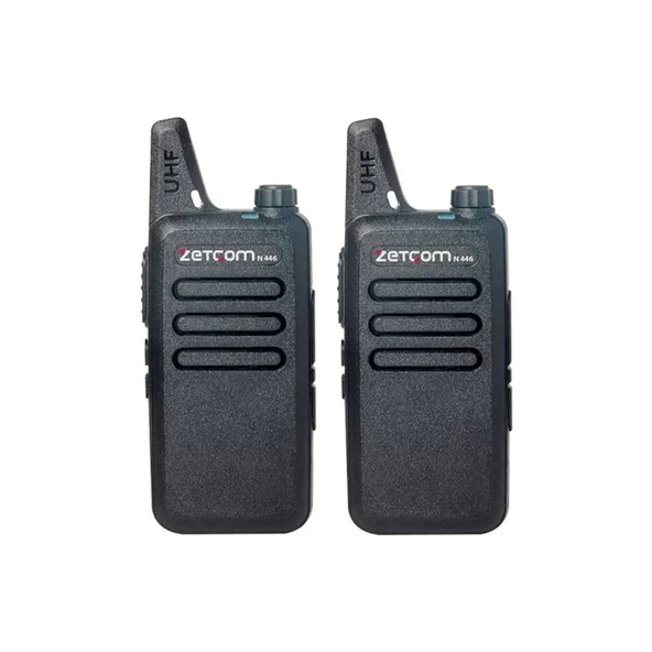 Zetcom Pmr N446 Lisanssız El Telsizi (2'Li Set) ürün görseli 1