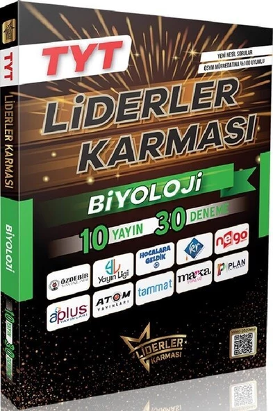 TYT Biyoloji 10 Yayın 30 Deneme Liderler Karması ürün görseli 1