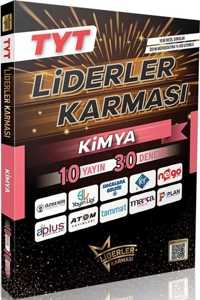 TYT Kimya 10 Yayın 30 Deneme Liderler Karması ürün görseli 1