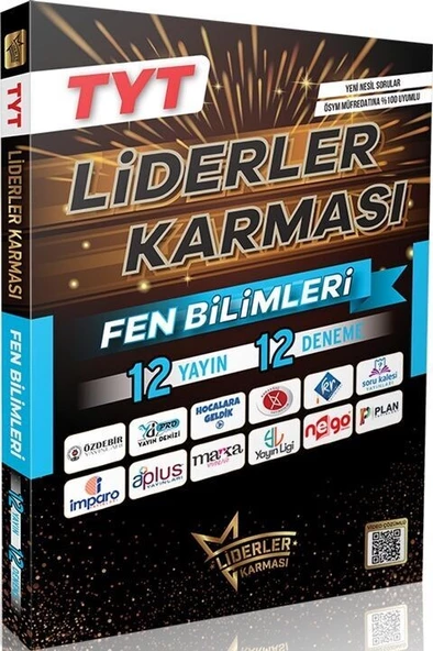 TYT Fen Bilimleri 12 Yayın 12 Deneme Liderler Karması ürün görseli 1