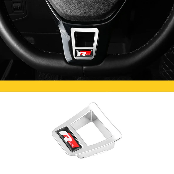 R-line direksiyon logosu siyah-kırmızı / DIKA07 ürün görseli 1