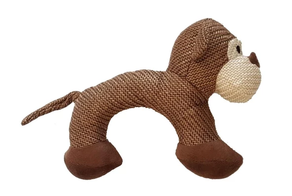 Maymun Figürlü Peluş Sesli Köpek Oyuncağı 25 Cm ürün görseli 1