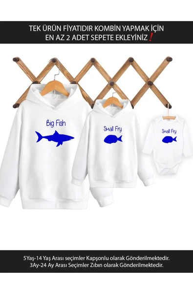 Baba Oğul Big Fish Small Fry(TEK ÜRÜN FİYATIDIR KOMBİN YAPMAK İÇİN EN AZ 2 ADET SEPETE EKLEYİNİZ) ürün görseli 1