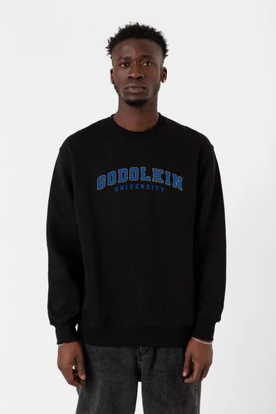 Gen V Godolkin University Letter Siyah Erkek 2ip Sweatshirt ürün görseli 1