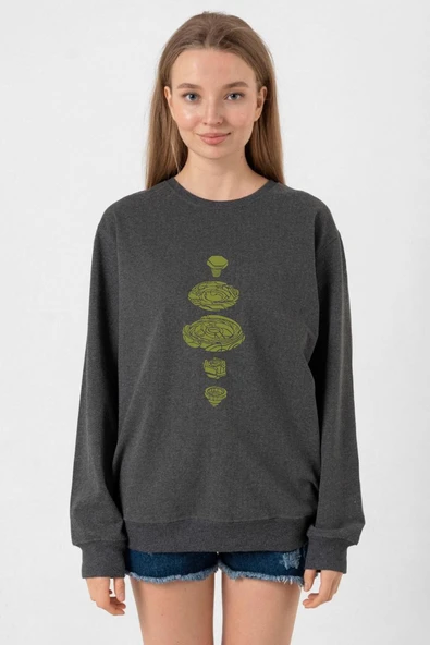 Beyblade Pieces Green Füme Kadın 2ip Sweatshirt ürün görseli 1