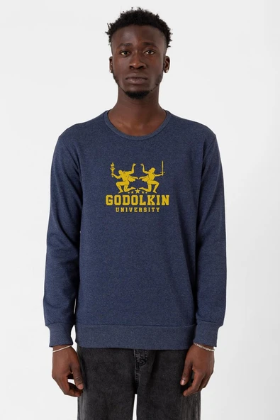 Gen V Godolkin University Logo indigo Erkek 2ip Sweatshirt ürün görseli 1