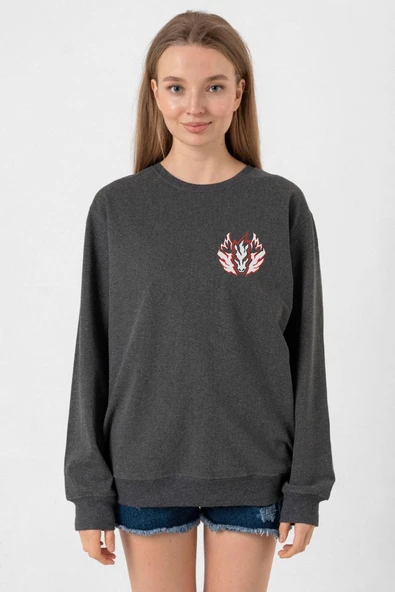 Beyblade Pegasus Minimalist Füme Kadın 2ip Sweatshirt ürün görseli 1
