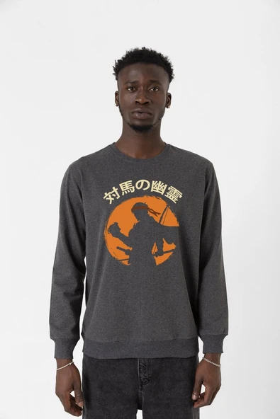 Ghost Of Tsushima The Island Japanese Füme Erkek 2ip Sweatshirt ürün görseli 1