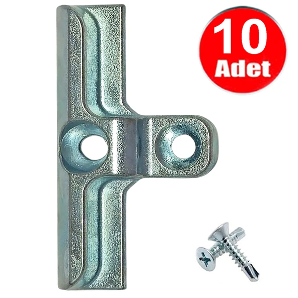 Pvc Pimapen İspanyolet Kilidi Pencere Kapı Kilit Karşılığı Zamak -10 Adet ürün görseli 1