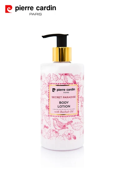 Pierre Cardin Secret Paradise Babobab Yağı İçeren Besleyici ve Nemlendirici Vücut Losyonu - 350 ML ürün görseli 1